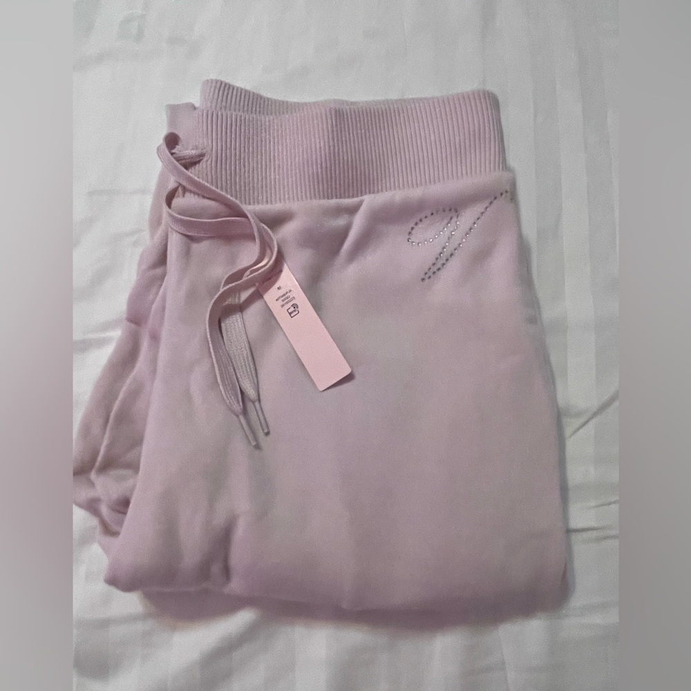 Victoria's Secret Light Purple Women’s Fleece Jogger Size M - Picture 10 of 12
